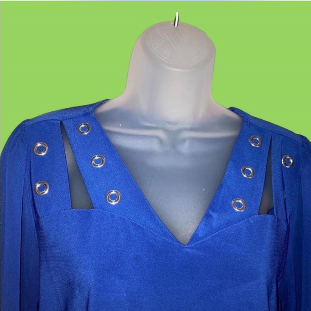 Adele & May Caged blouse Lg - Picture 2 of 11